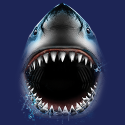 "SHARK FACE" Oversized Animals By AWD. <font face="Times New Roman"><i> 17934D0 </i></font>