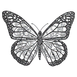 "BUTTERFLY" SOLAR MAGIC by AWD <font face="Times New Roman"><i> 20995SA4 </i></font>