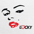 LUCKY MARILYN SHIRTS, LUCKY MARILYN HOODIES, LUCKY MARILYN APPAREL, design shirts, women's shirts, women's hoodies, female hoodies, lucky gambler apparel, lucky hoodies, casino apparel, casino shirts, casino clothing, casino caps. gifts for gamblers, gambling apparel